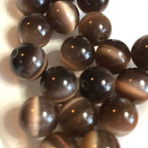 Cats Eye glass beads - Picture 5 of 7